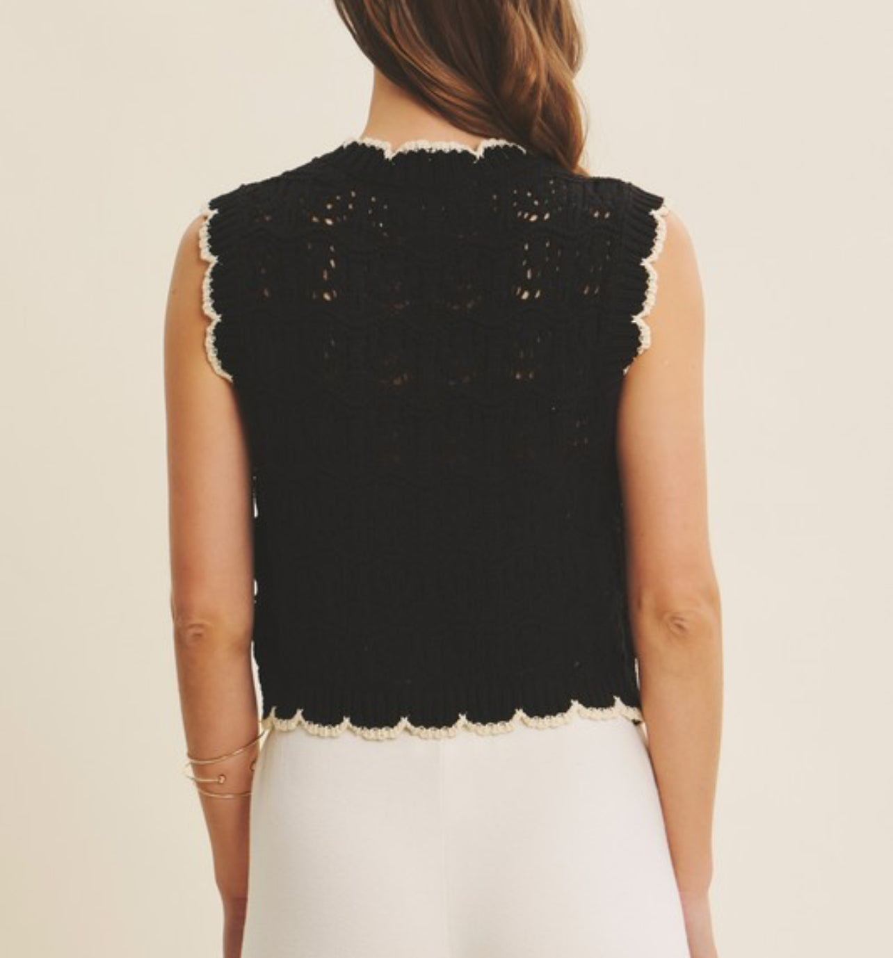 Willow Crochet Sweater Vest