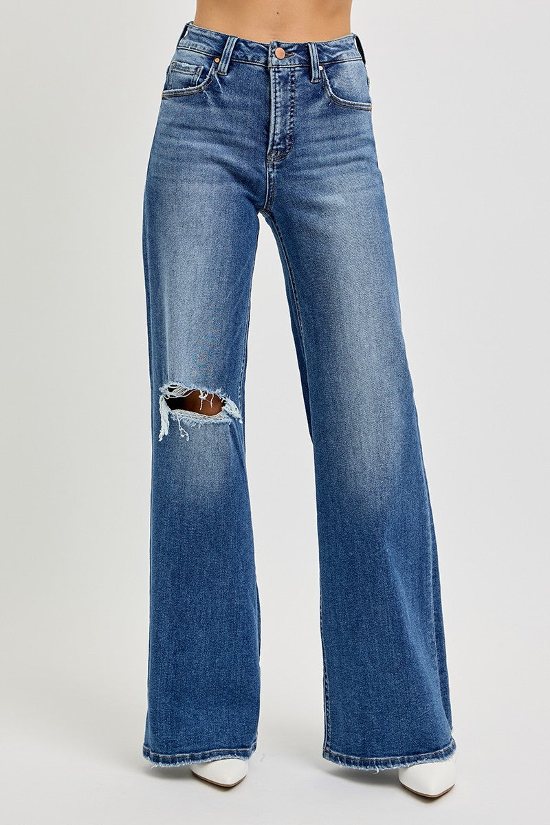 Sammy Tummy Control High Rise Wide Leg Jean