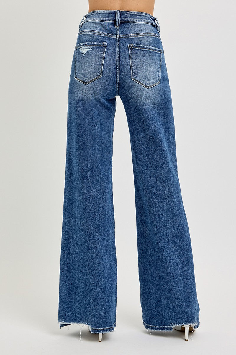 Sammy Tummy Control High Rise Wide Leg Jean