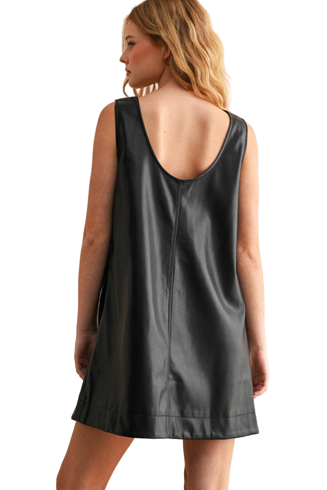 Midnight Edge Short Jumper Dress