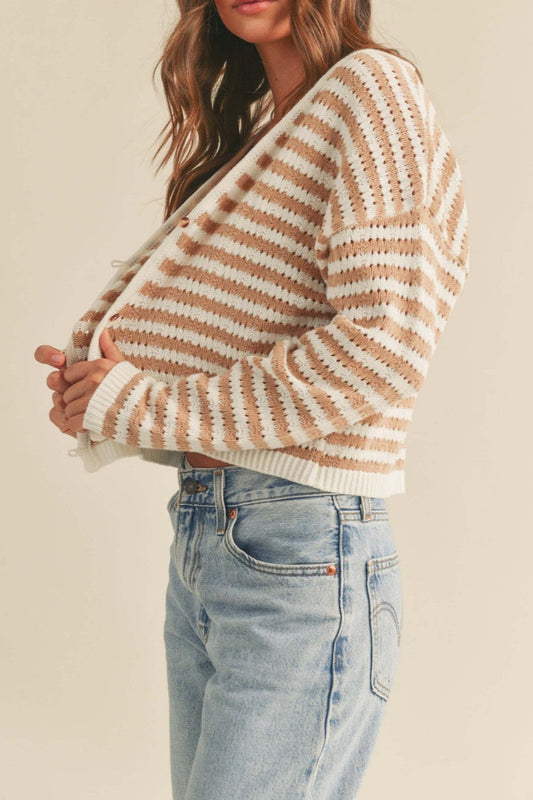 Dani Crochet Knitted Cardigan