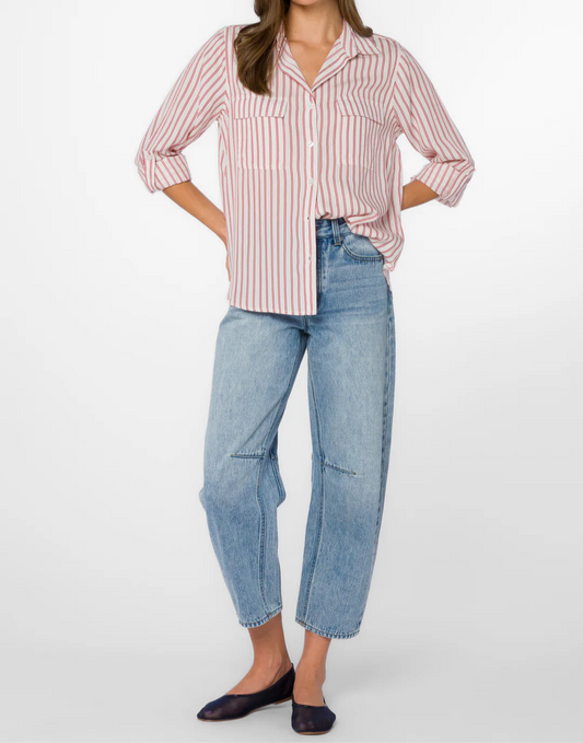 Velvet Heart Talma Red Stripe Shirt