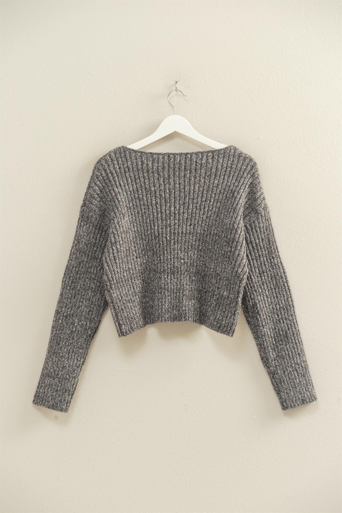 Willow Drop-Sleeve Relaxed Textured Sweater