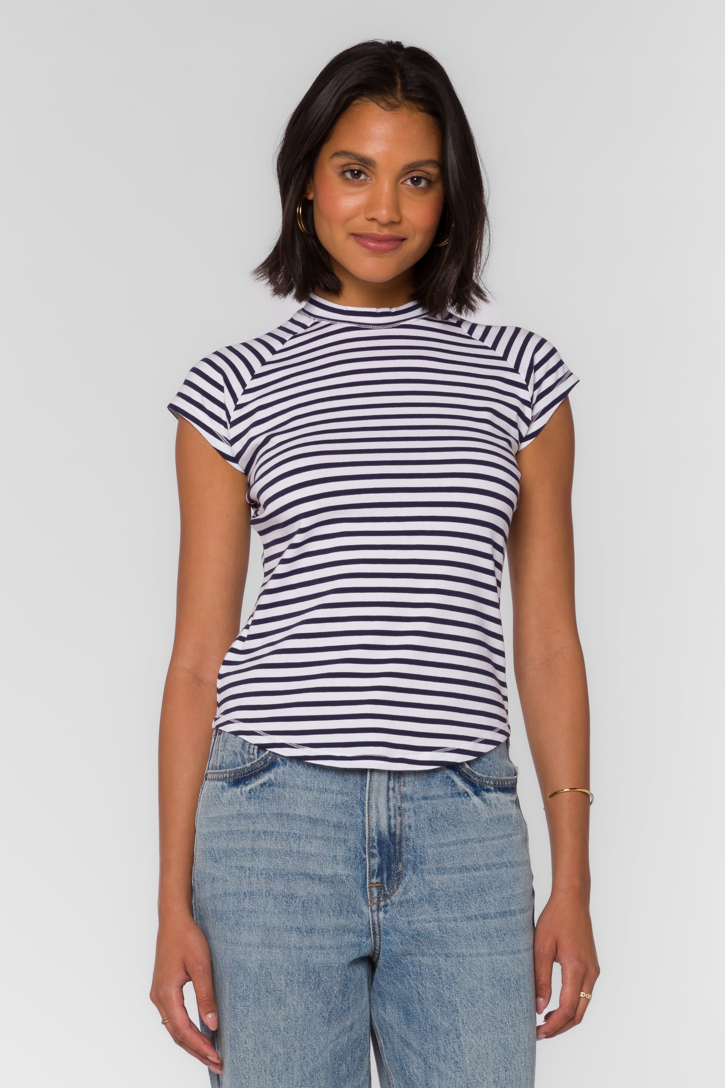 Velvet Heart Holton Short Sleeve Stripe Top