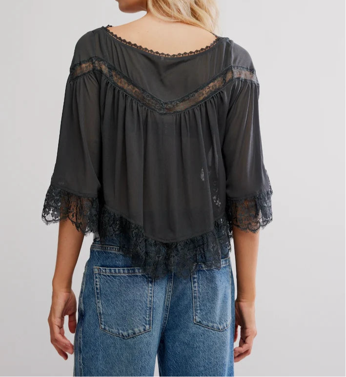 Free People Bali Midnight Rain Top
