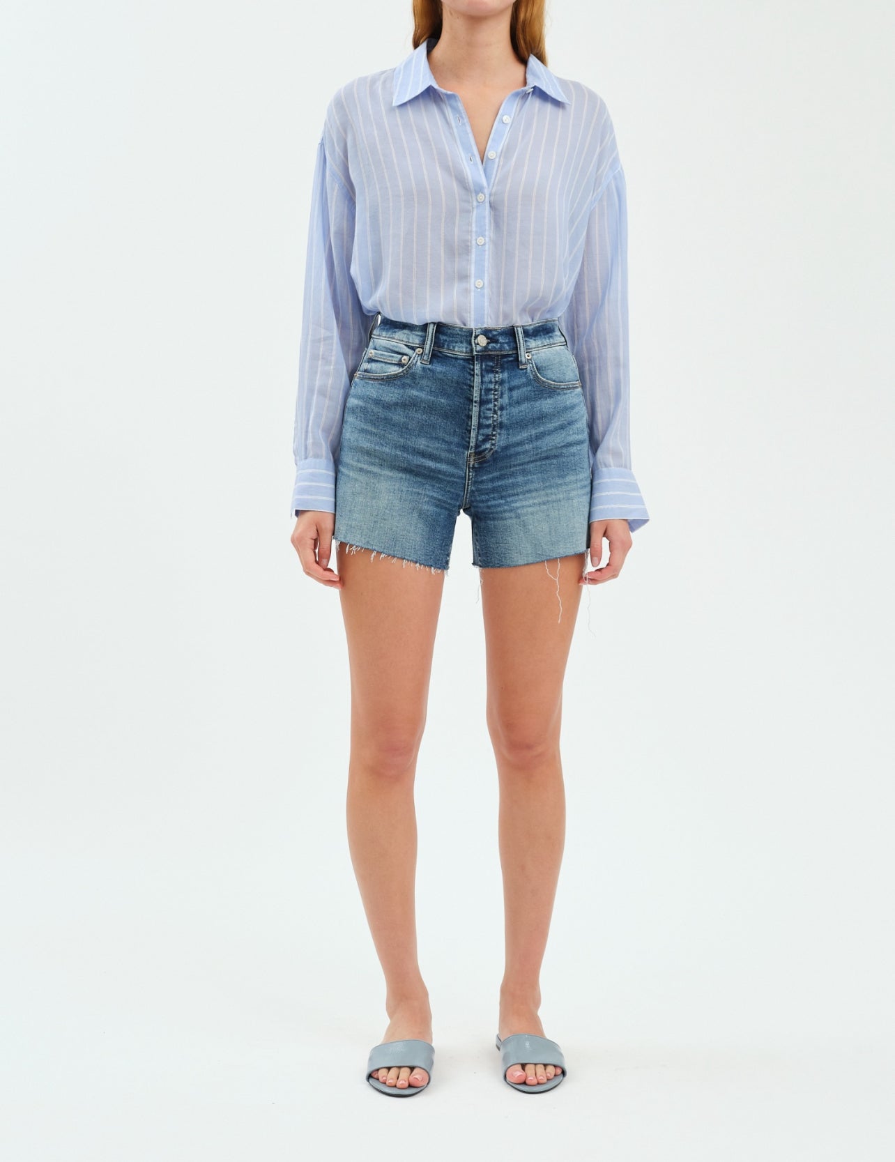 Bottom Line High Rise Short in Perfection