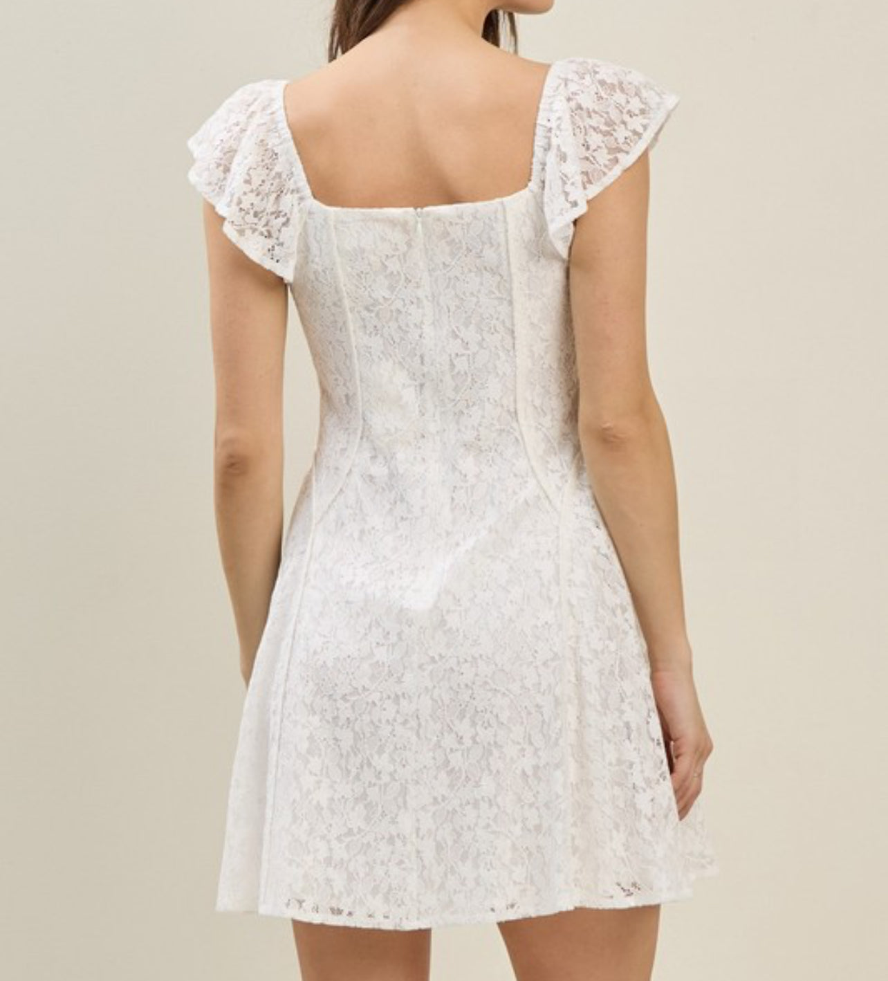 Harper Floral Lace Mini Dress