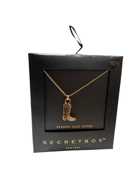 Western Boot Necklace
