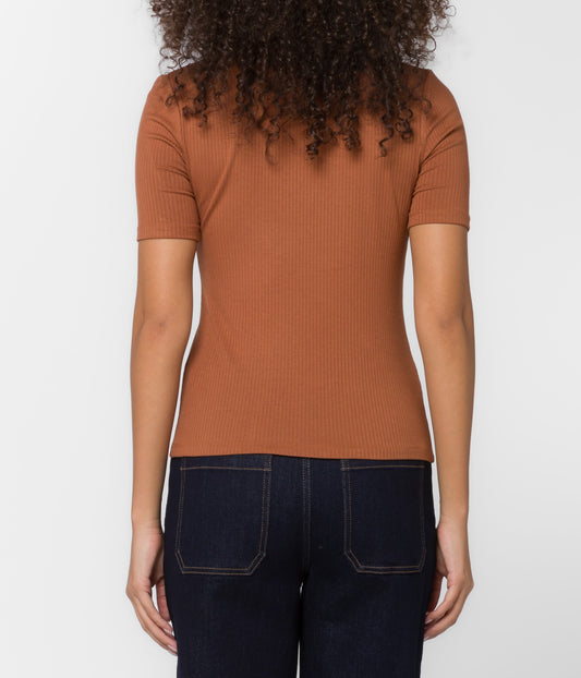 Adrianna Short Sleeve Top By Velvet Heart