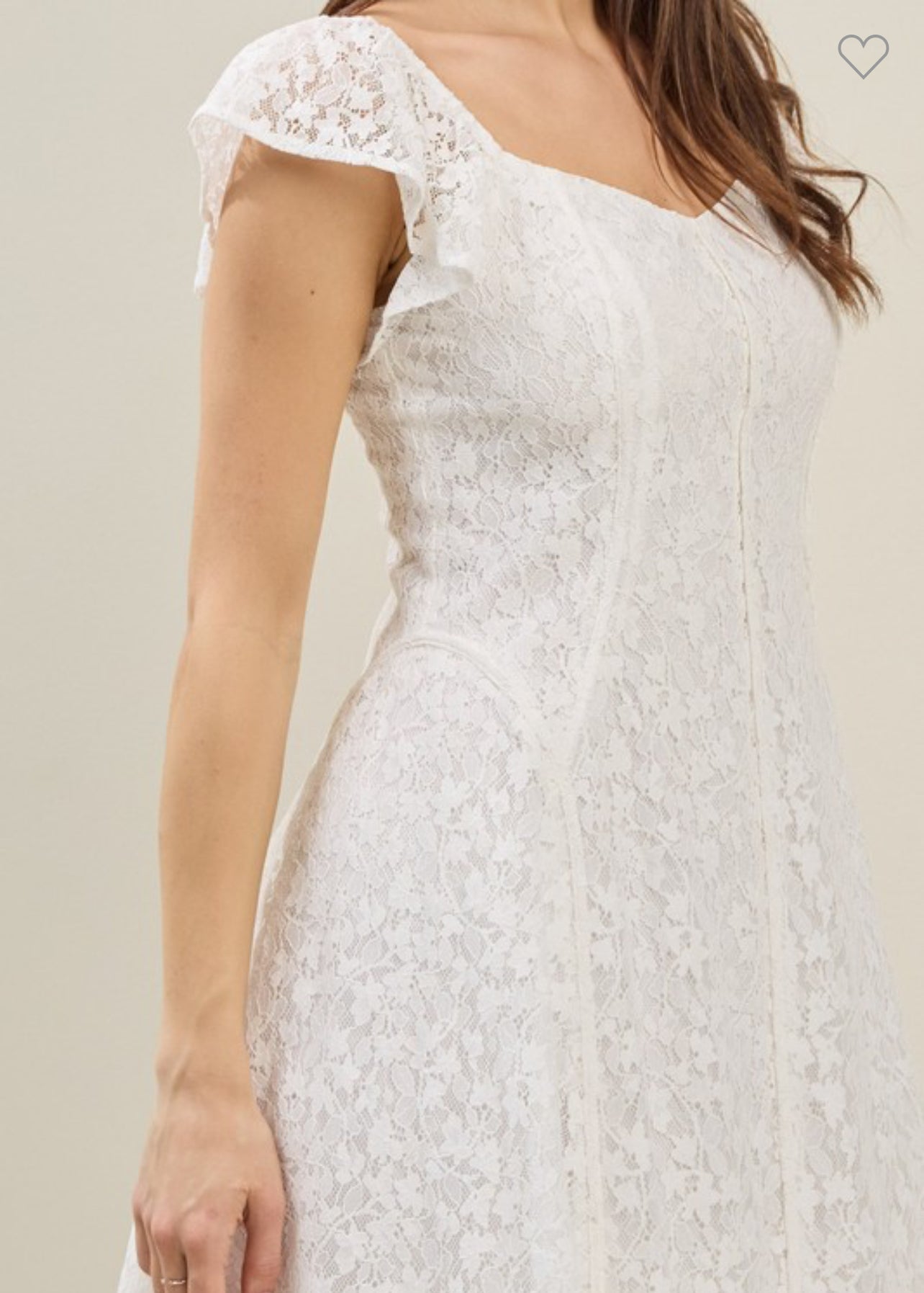 Harper Floral Lace Mini Dress