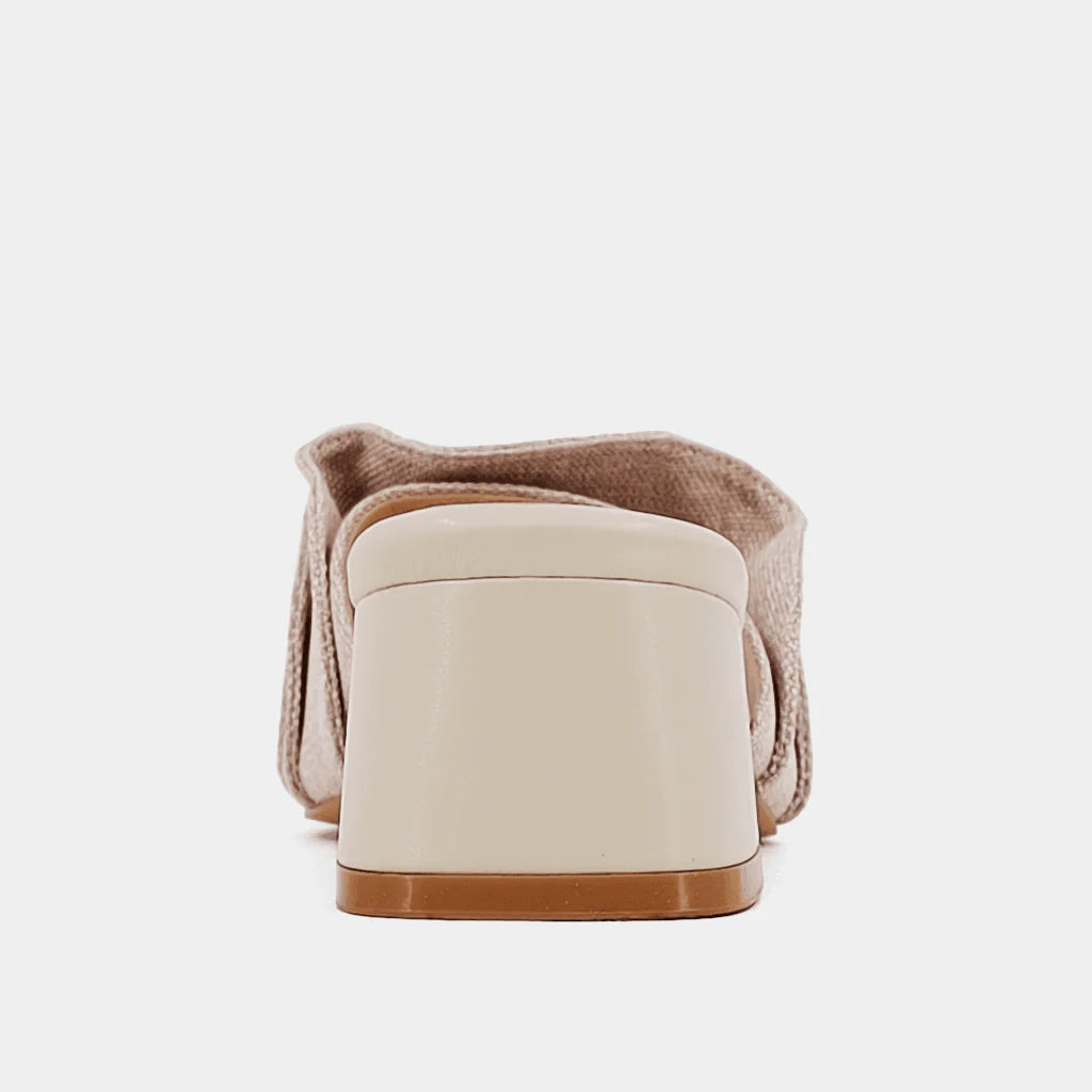Frances Natural Block Heel