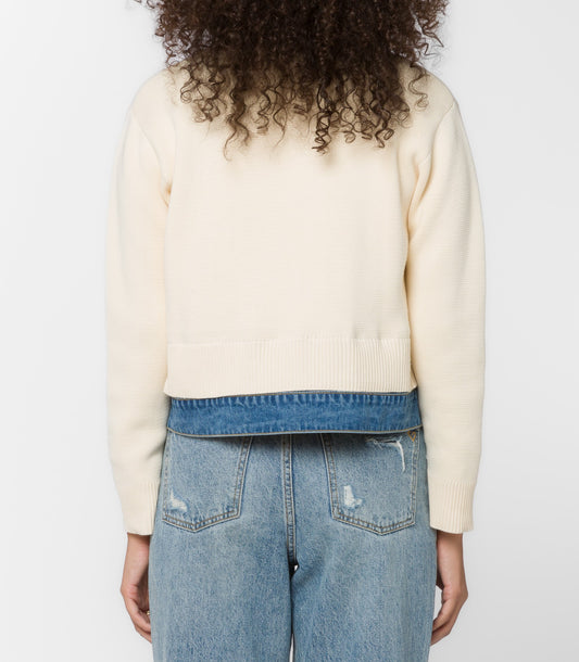 Velvet Heart Francis Ivory & Denim Jacket