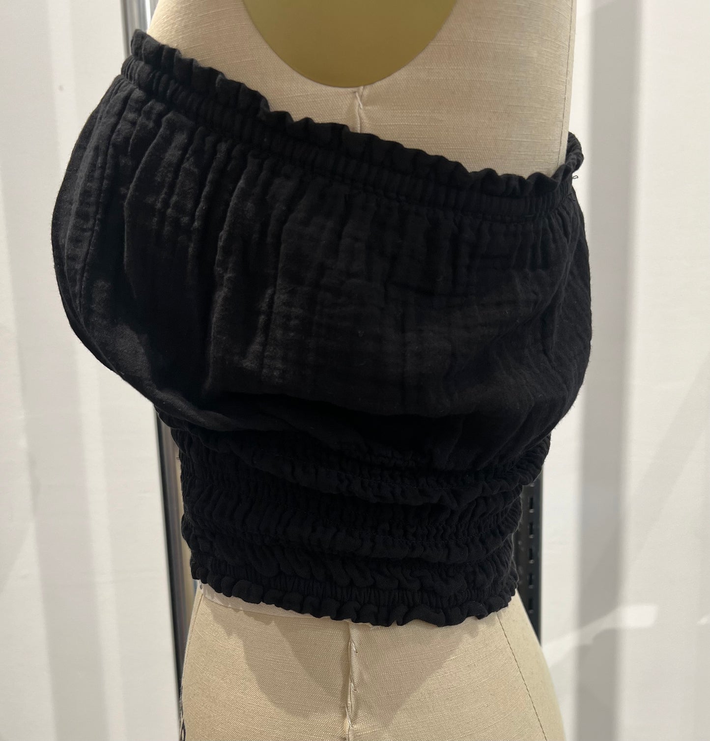 Freda Shirred Detail Tube Top