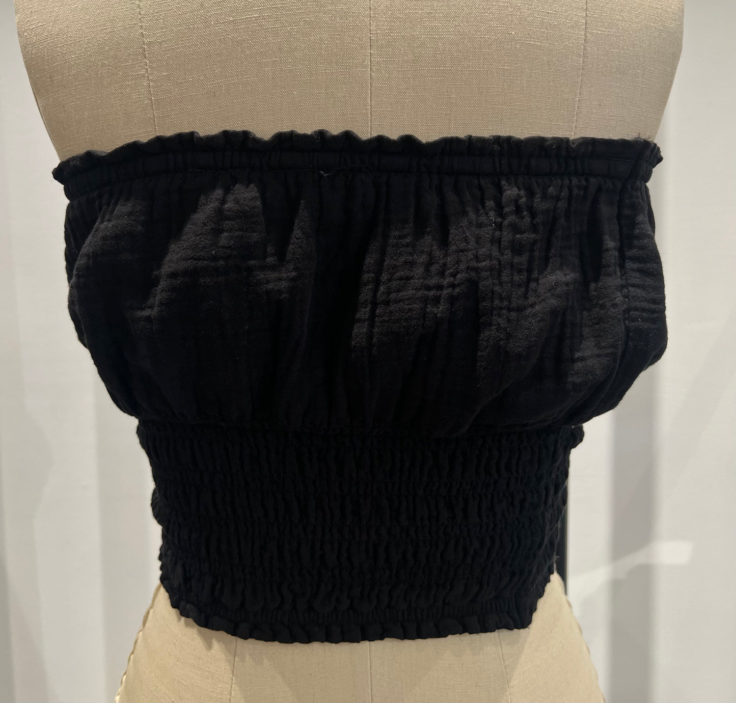 Freda Shirred Detail Tube Top