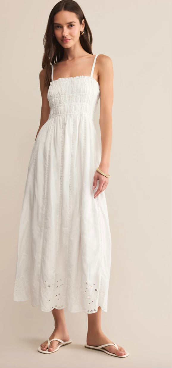 Z Supply Dani Embroidered Midi dress