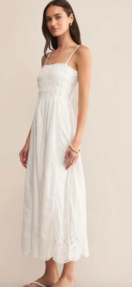 Z Supply Dani Embroidered Midi dress