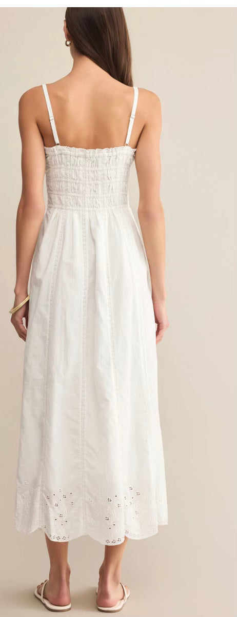 Z Supply Dani Embroidered Midi dress