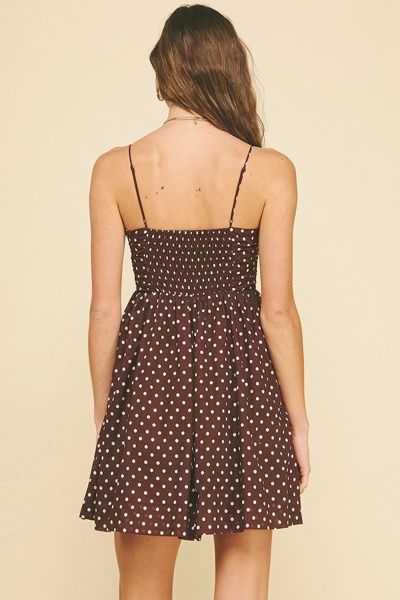 Classic Polka Dot Mini Dress