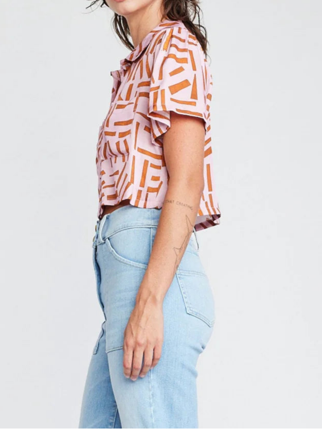 Ottilie Crop Short Sleeve Shirt