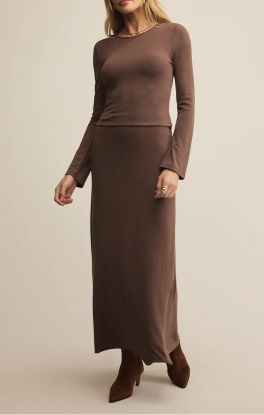 Z Supply Demure Long Sleeve Top