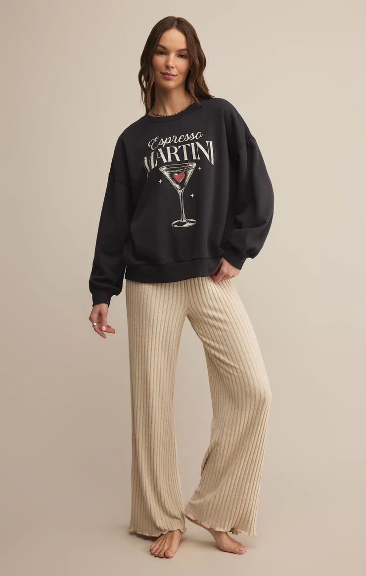 Z Supply Oversized Espresso Martini Sweatshirt