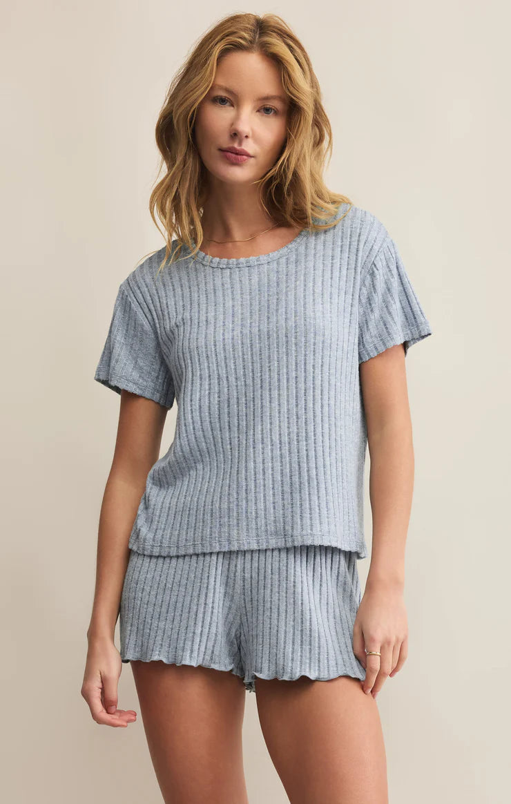 Z Supply Kara Rib Short Sleeve Tee