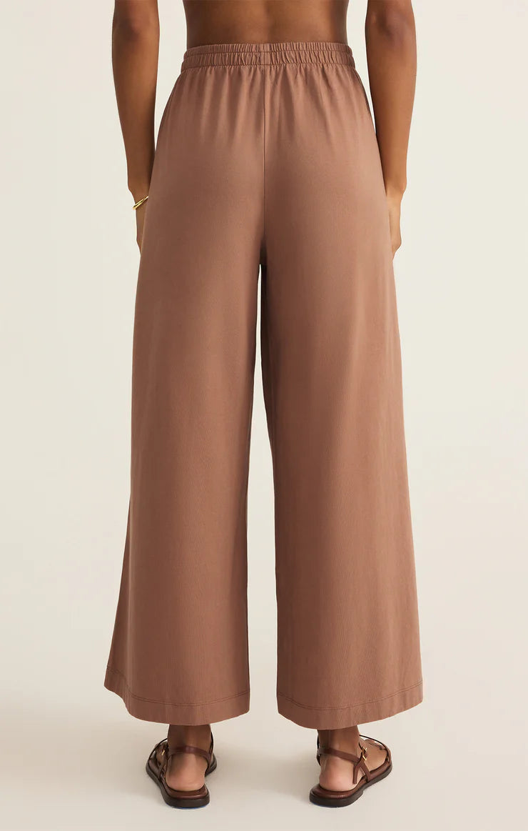 Scout Jersey Flare Pant - Teakwood