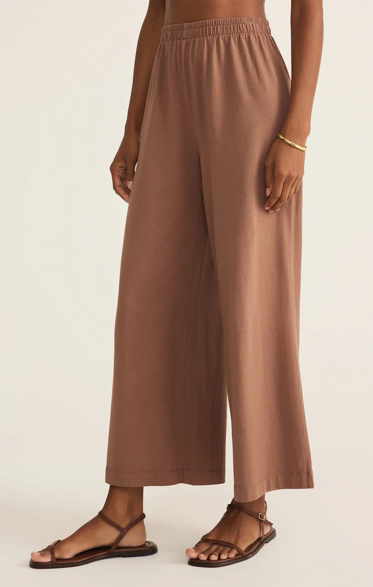 Scout Jersey Flare Pant - Teakwood