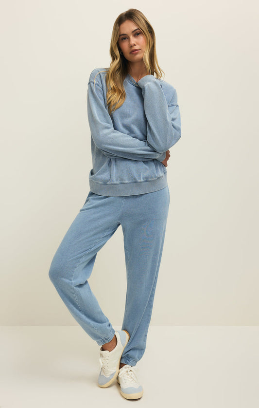 Z Supply Downtown Knit Denim Jogger