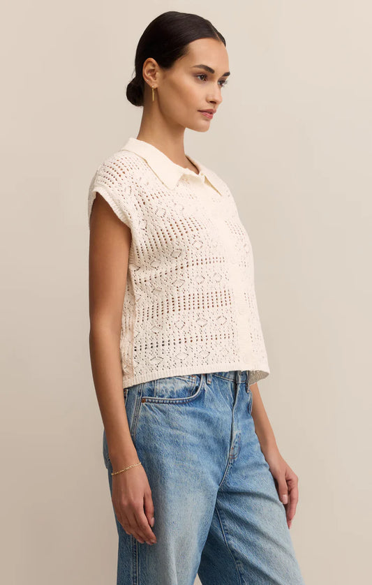 Z Supply Kinsley Cotton Sweater Top