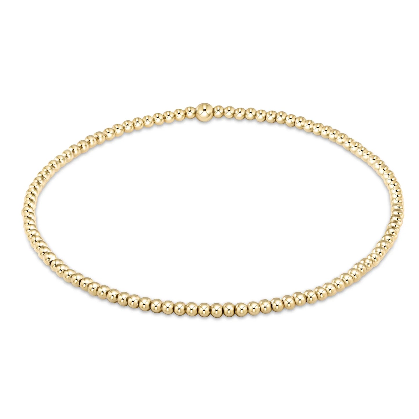 Enewton classic gold 2mm bead bracelet