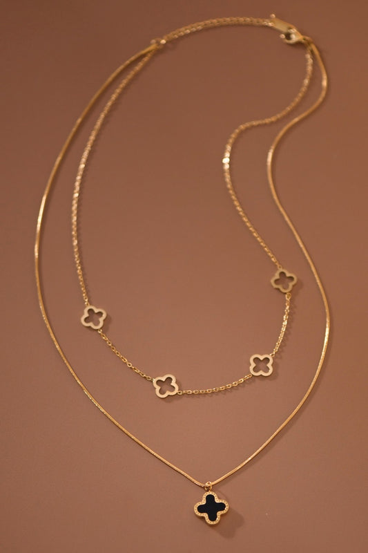 Black Clover Necklace