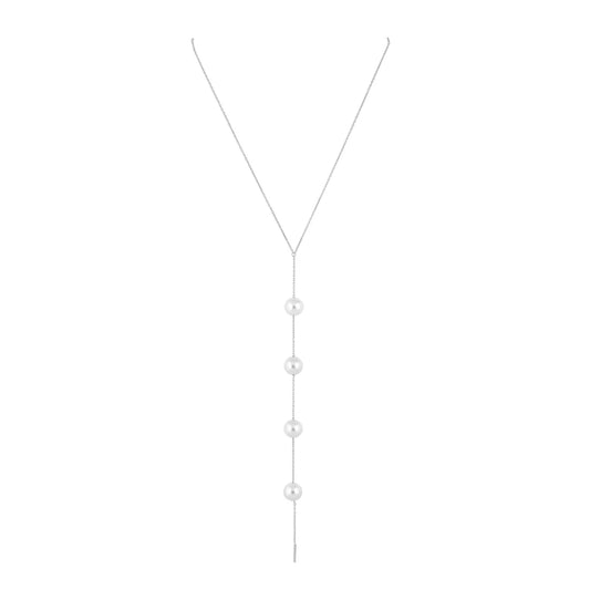 Cindy Pearl Lariat Necklace
