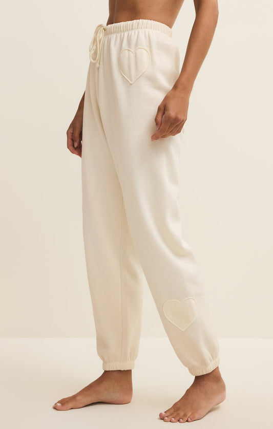 Z Supply Heart It Fleece Jogger