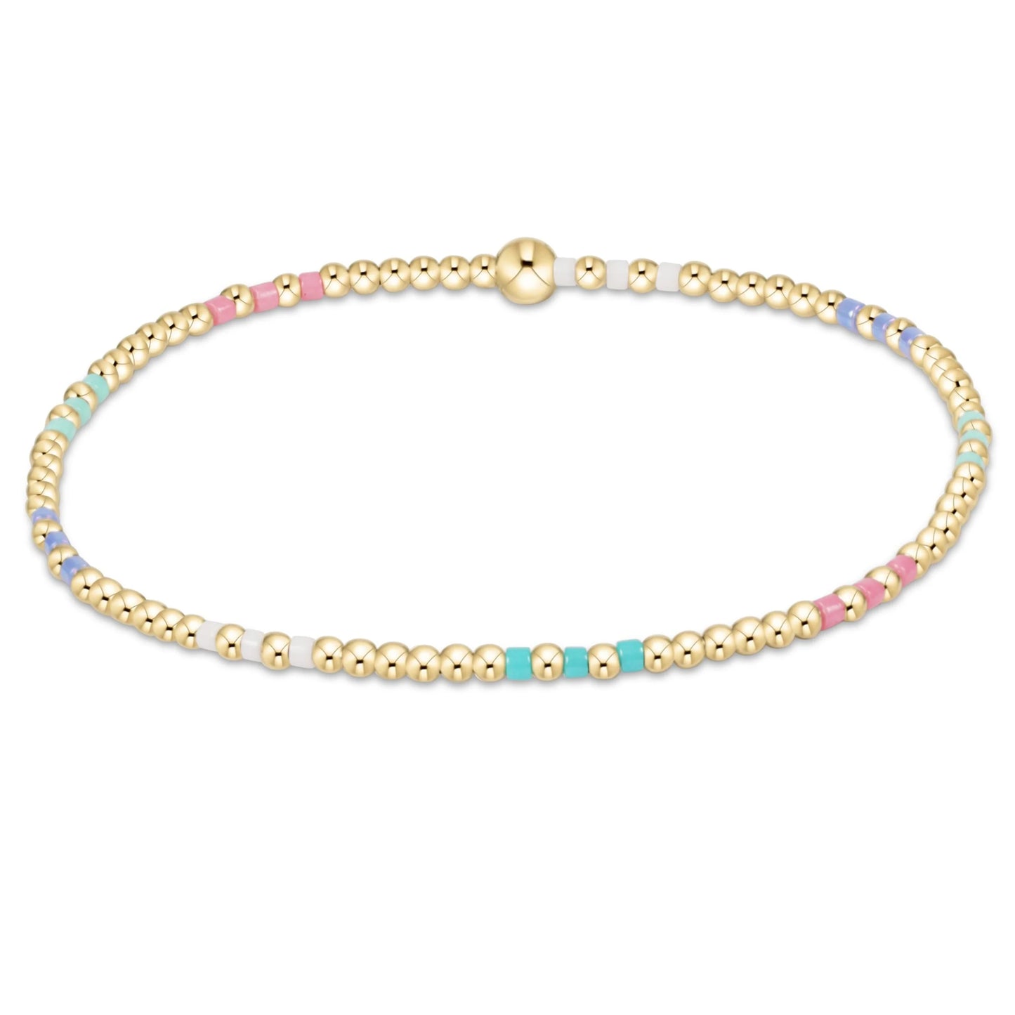 Hope joy pattern 2mm bead bracelet (hot mess)