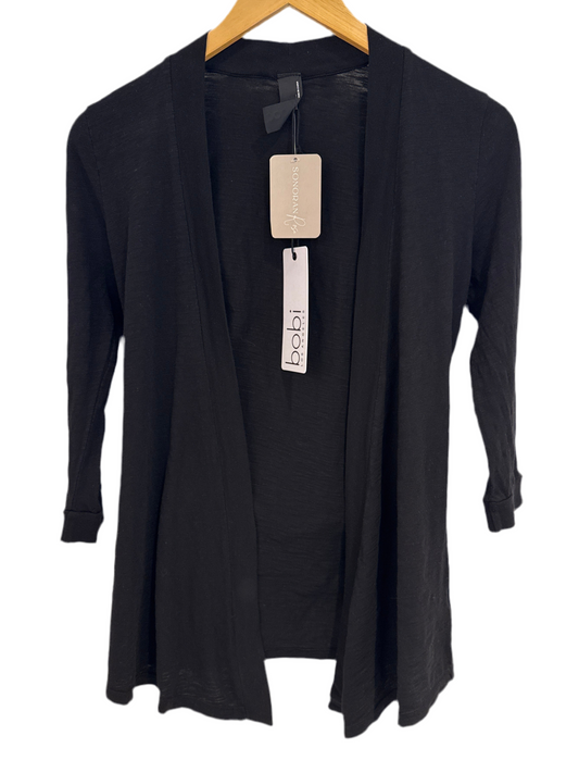 RIB MIX OPEN CARDIGAN by Bobi