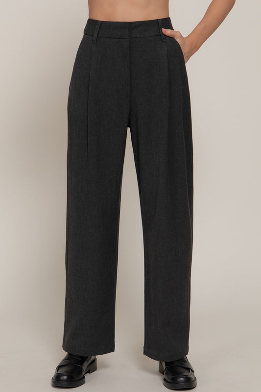 Effortless Front Pleat Pants