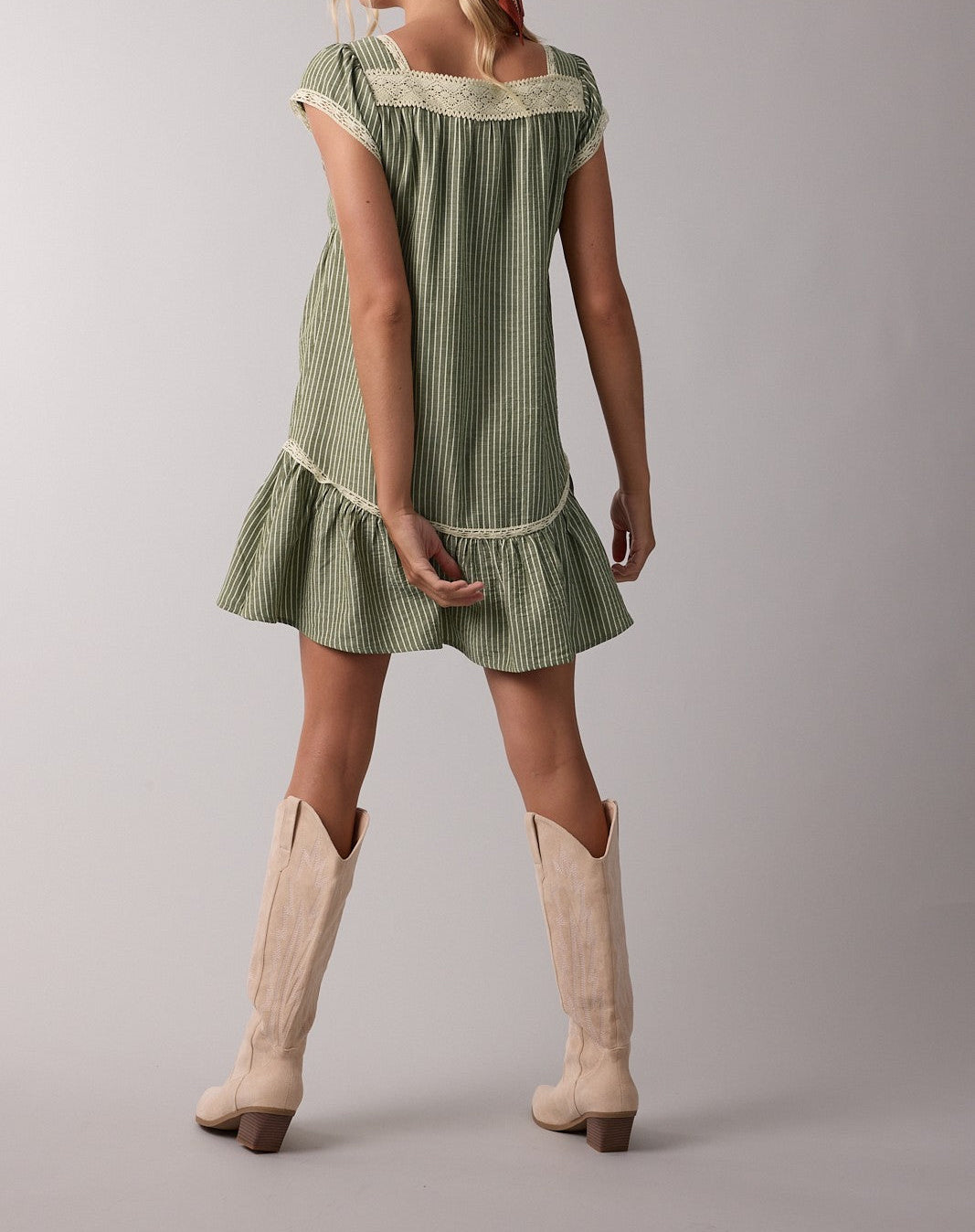 Sweet Magnolia Striped Mini Dress