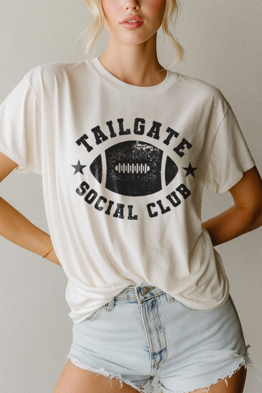 Tailgate Babe Football Graphic Tee.