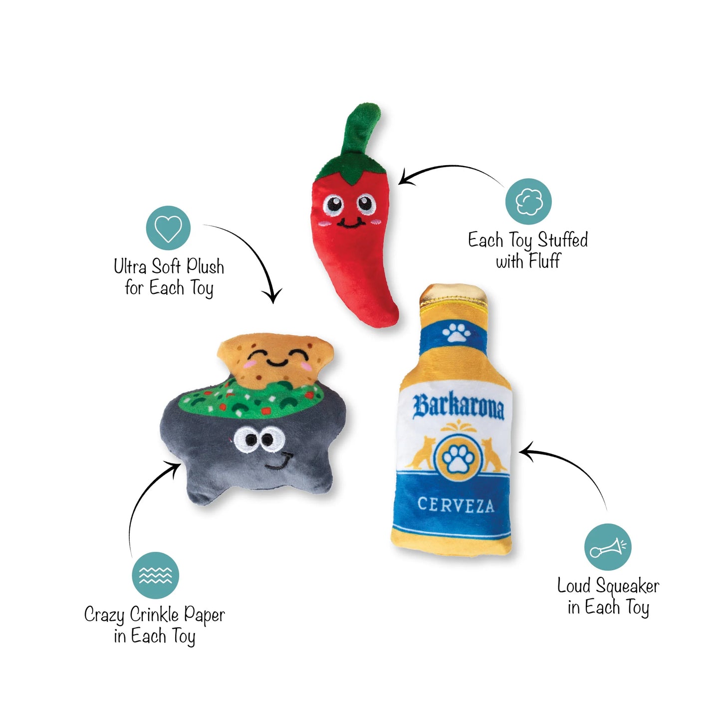 Happy Hour Pack Mini Pet Toys