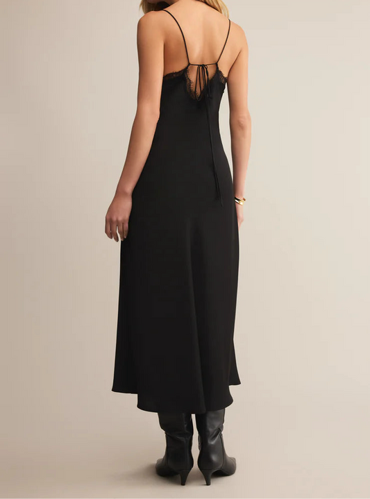 Z Supply After Hours Luxe Satin Midi Dress