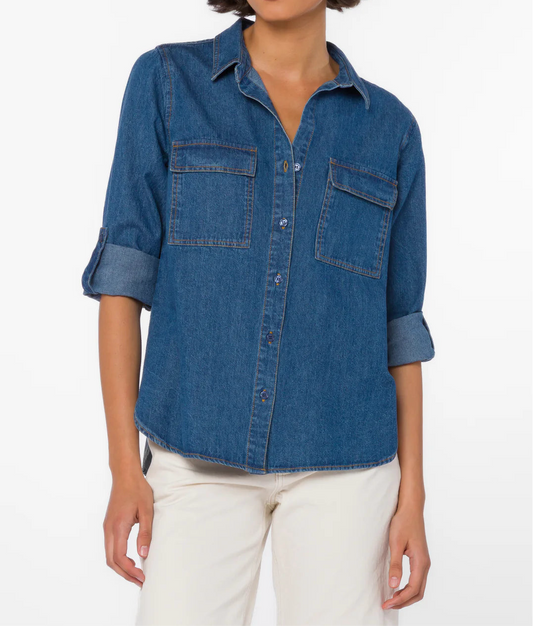 Velvet Heart Talma Dark Rinse Shirt