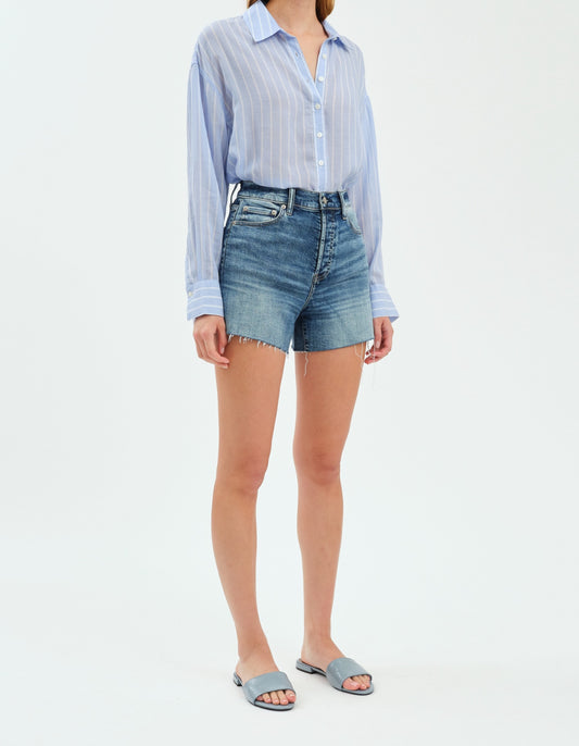 Bottom Line High Rise Short in Perfection