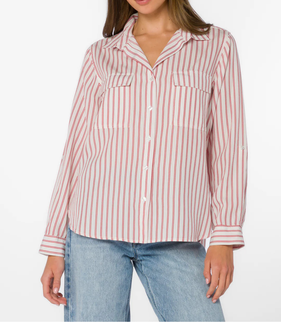Velvet Heart Talma Red Stripe Shirt