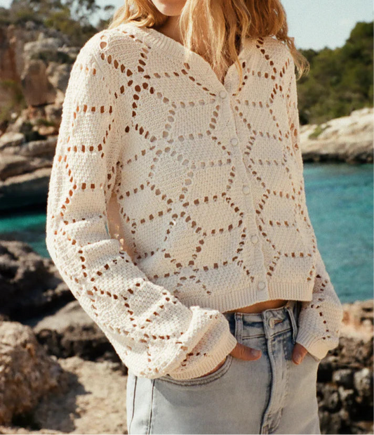 Z Supply Rosalyn Diamond Sweater Cardigan