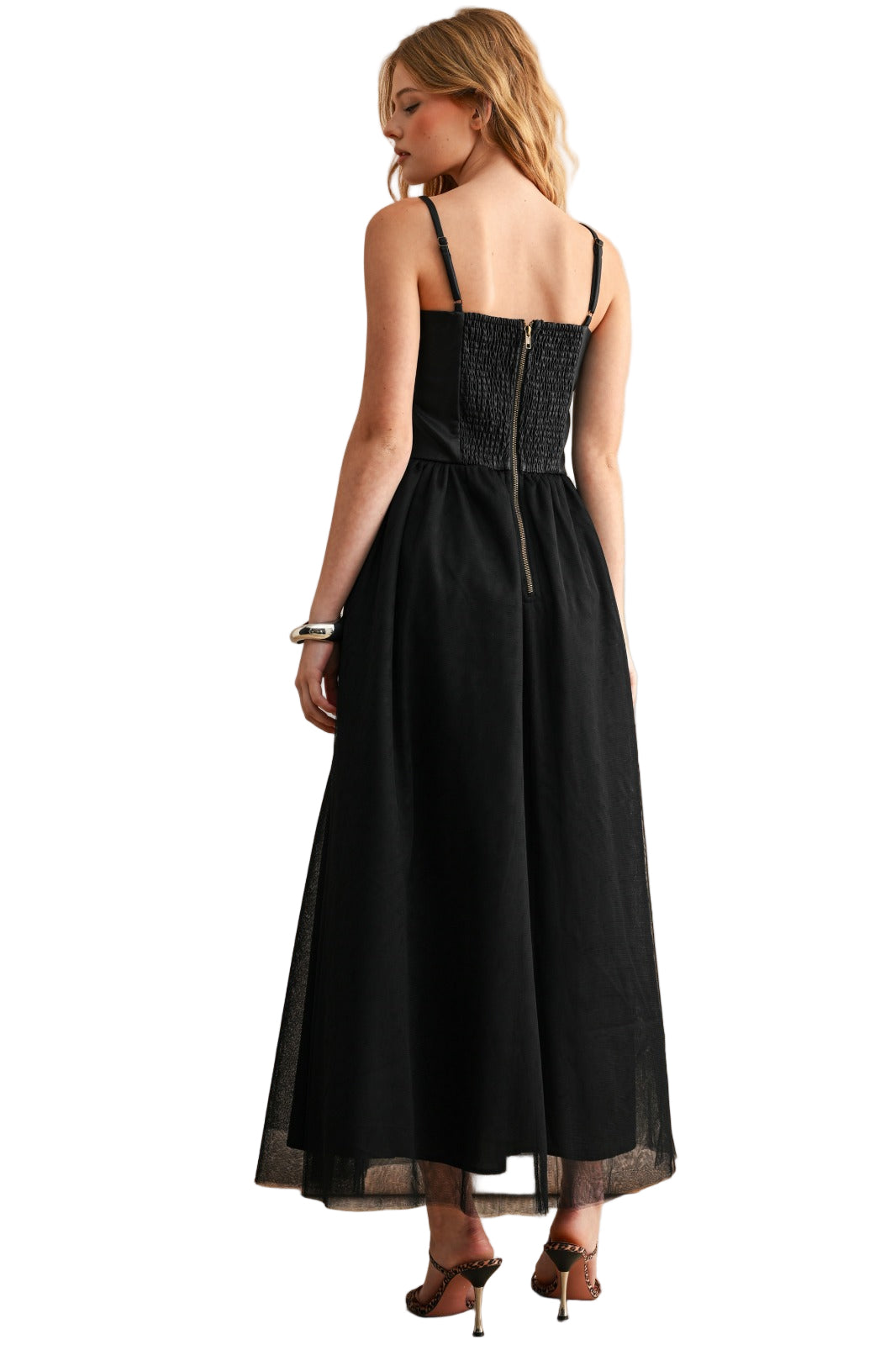 Bella Noir Long Dress
