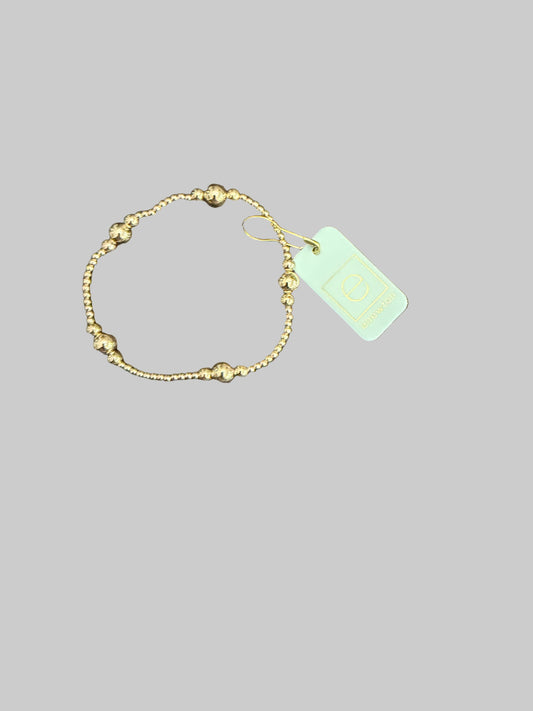 enewton-purpose gold 6mm bead bracelet
