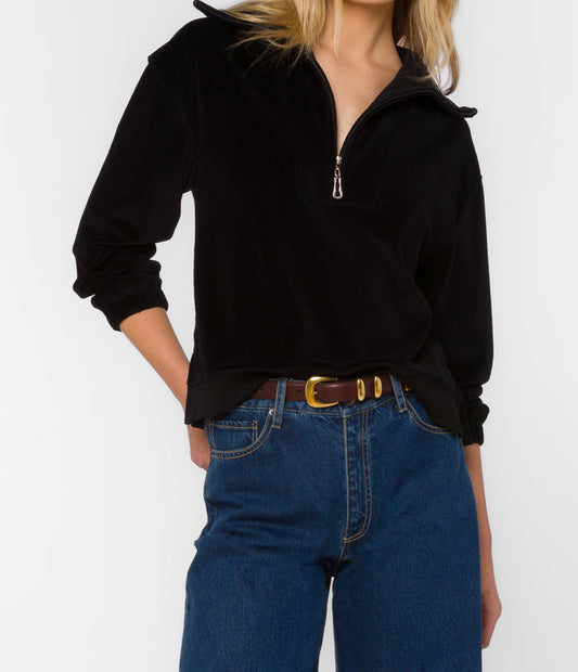 Velvet Heart Cristy Black Long Sleeve Top
