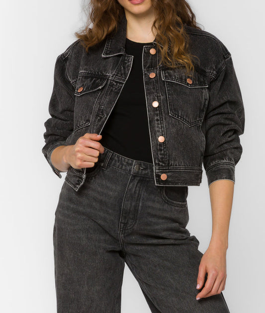 Velvet Heart Dion Faded Black Jacket