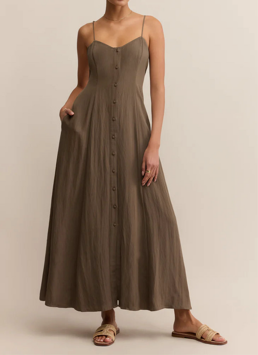 Z Supply Angel Eyes Airy Midi Dress